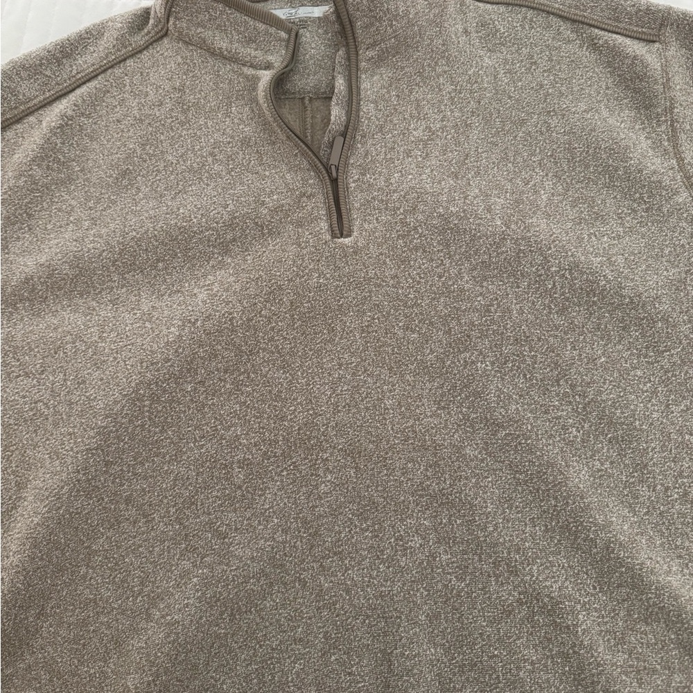 Men's Beige Greg Norman Zip Up XXL